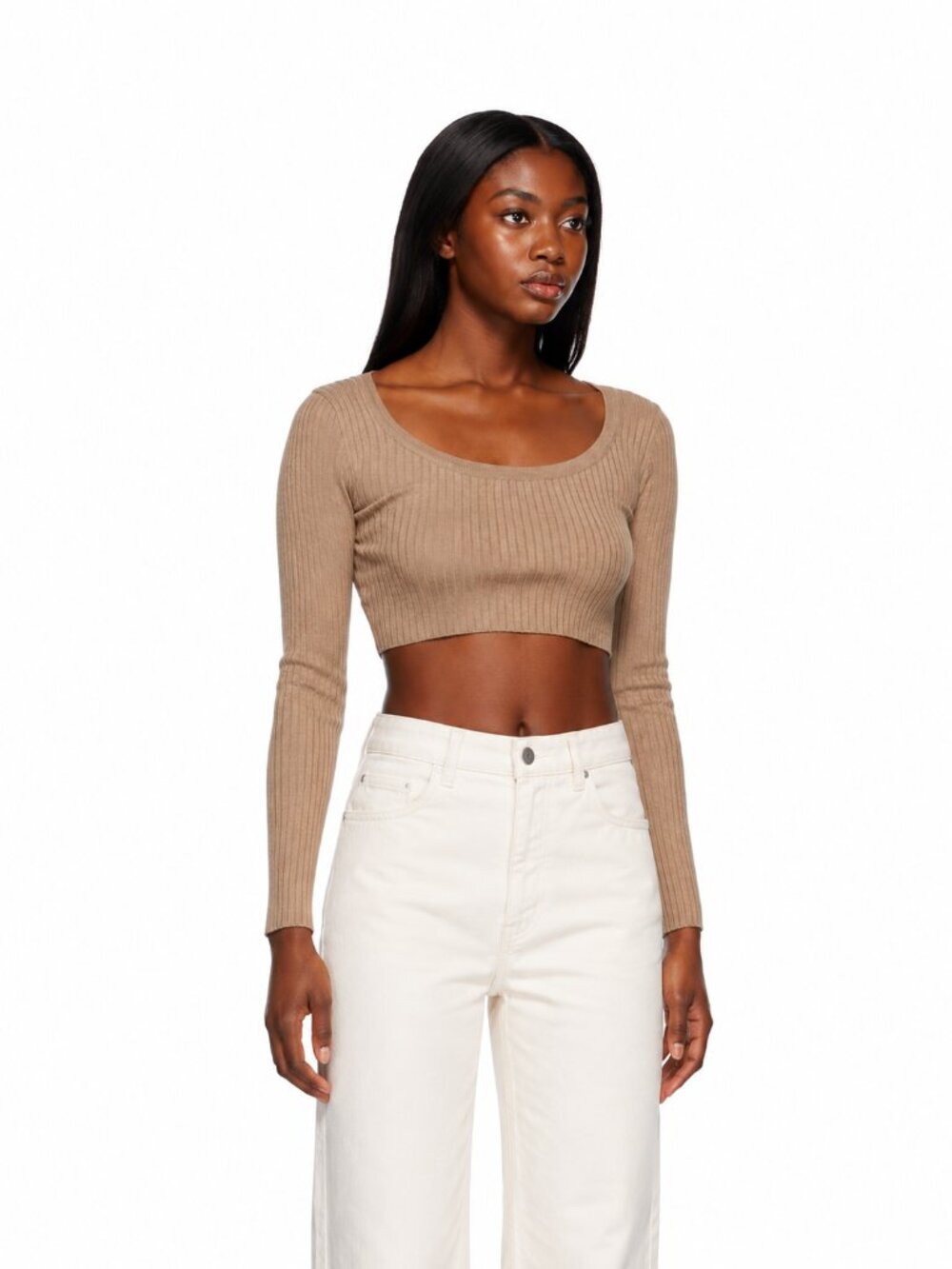 Nφdress Brown Rib Knit Sweater NWT | Scoop Neck | Size Women's M